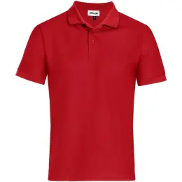Mens Exhibit Golf Shirt Red